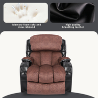 Relaxation portable électrique Shiatsu Mini canapé à bascule Fauteuil de massage inclinable