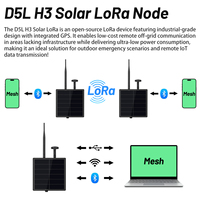 Système de panneaux solaires 4-en-1 D5L-H3 GPS avec module LoRa et GPS pour radio répéteur de nœud Meshcore Meshtastic