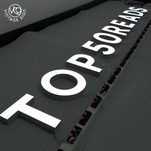 Letras de Neón Personalizadas para Exteriores con Iluminación LED, Letreros Comerciales con Letras en Canal para Edificios, Disponibles en Línea Cerca de Mí - Product Image 5