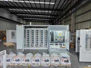 Contenedor Estándar de 20 pies, <span class=keywords><strong>Inversor</strong></span> Híbrido Solar PCS de 500kw con Sistema de Batería de Litio de 1.2mwh, Gabinete Exterior para Contenedor Bess - Product Image 1