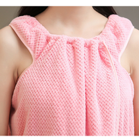 Serviettes de bain pour filles et femmes, peignoirs en microfibre doux et absorbants, robe de serviette portable, serviettes de spa à séchage rapide pour femmes avec poche