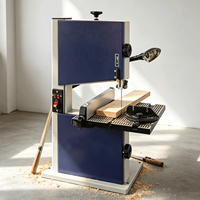 Mini scie à ruban verticale pour couper les troncs d'arbres, scie à ruban à haute vitesse pour meubles en bois, équipée d'un banc de travail en alliage d'aluminium
