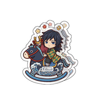 Decoración de Caballito de Madera de Acrílico de Demon Slayer con Nueve <span class=keywords><strong>Pilares</strong></span>, Daki, Tanjiro, Tomioka, Giyu, para Año Nuevo - Product Image 1