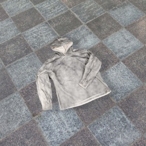 Sudadera con Capucha Extra Grande para Hombre, Estilo Vintage, Lavada al Ácido, 100% Algodón, con Estampado de Letras, para Otoño - Product Image 2