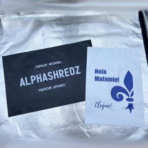 Sacs d'expédition écologiques personnalisés, sac express blanc mat, couleur brillante, pochettes poly personnalisées, emballage personnalisé, sac d'expédition pour vêtements, t-shirt - Product Image 1