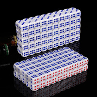 Vente directe, ensemble de dés de table de jeu de rôle de casino, gravure personnalisée, polyèdre d6, 12mm