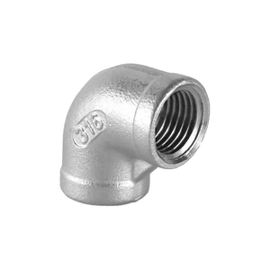Chủ đề nhanh chóng kết nối 304 316L Ống lắp 3inch khuỷu tay thép không gỉ cho đường ống hóa chất - Product Image 1