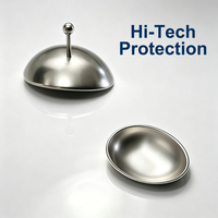 Protection oculaire manuelle réutilisable en acier inoxydable à couverture complète, lentille transparente anti-buée, certifiée CE, pour usage médical, dentaire et industriel