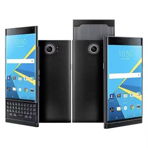 Điện thoại thông minh 4G BlackBerry Priv chính hãng, màu đen, bàn phím QWERTY đầy đủ, đã qua sử dụng, mở mạng, hệ điều hành Android - Product Image 1