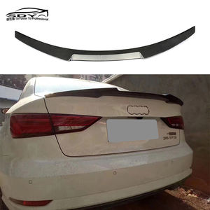 A3 S3 8V M4 gaya kualitas tinggi serat karbon Spoiler belakang sayap Spoiler bagasi untuk Audi A3 S3 8V - Product Image 2