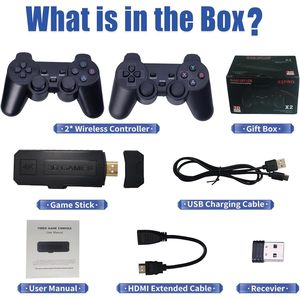 Gwalsnth 42000 Mini Không Dây Retro Trò Chơi Giao Diện Điều Khiển 49 Giả Lập 256GB Thẻ SD Hai 2.4Ghz EU/Nhật Bản Cắm Sử Dụng - Product Image 5