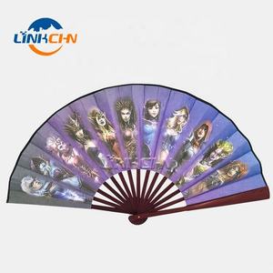 Promotional <b>Hand</b> Held <b>Folding</b> <b>Fan</b> with Custom Double Side Printed - Product Image 3