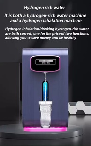 Depuratore e Distributore d'<span class=keywords><strong>Acqua</strong></span> Idrogenata Tutto-in-Uno |   Macchina per la salute con <span class=keywords><strong>acqua</strong></span> calda e fredda, nano bolle e funzione anti-età - Product Image 2