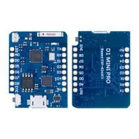 EParthub Mini D1 PRO, Placa de Desarrollo WiFi NodeMCU Lua Mejorada Basada en ESP8266, 4MB de Memoria Flash, Antena Externa