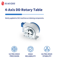 Table rotative à entraînement direct HAOZHI |   Encodeur à grille DZGD-125A8, courant nominal 2,7A, courant maximal 10,8A, précision ±10 secondes, inertie 0,6 kg.m²