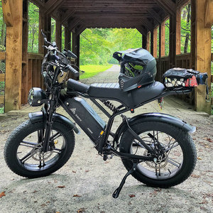 Vélo Électrique Tout-Terrain en Acier à <span class=keywords><strong>Prix</strong></span> de Gros, 20 Pouces, 7 Vitesses, 48V 250W, Vélo Hybride Adulte avec Freins à Disque Hydrauliques et Suspension Avant - Product Image 3