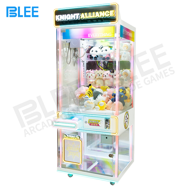 New Style Coin Operated Arcade Game Machine Cheap Plush Toy Gift Crane Claw Machine With Bill Acceptor