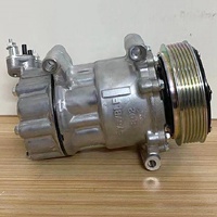 Vente d'usine compresseur ca pour Peugeot 206 307 citroën pour Fiat Oem 9655191580 9684480480 9800822280 6Pk 12V