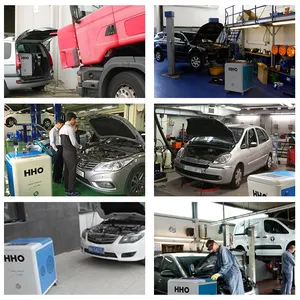 HHO araba motoru decarbonise makinesi yakıt enerji tasarrufu CE 60 dak/araba oxy hidrojen motor karbon temizleme makinesi fiyat