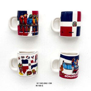 Regalo turistico con Logo personalizzato in fabbrica 3D magneti da caffè in ceramica magneti da frigo magneti da frigo <span class=keywords><strong>repubblica</strong></span> dominicana Bahamas Souvenir regali - Product Image 2