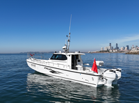 Grandsea HD-F42 12,6 m Bateau de croisière à cabine en fibre de verre, Yacht sportif de haute qualité, Bateau de pêche à la palangre à vendre