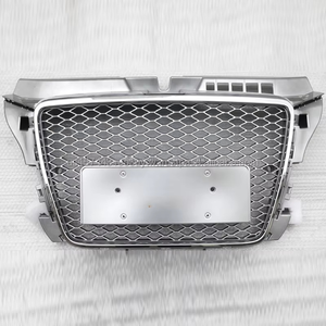 Grille de voiture personnalisée PNB de haute qualité en ABS, cadre chromé, maille argentée, style RS3, Audi A3 8P.5 2008-2012 |   Installation facile 3 mois - Product Image 3