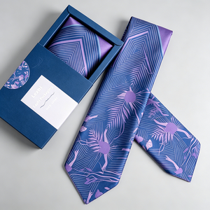 Boîte cadeau de luxe personnalisée pour cravate en soie pour <span class=keywords><strong>homme</strong></span>, nœud papillon, ensemble de cravates, boîte cadeau - Product Image 3