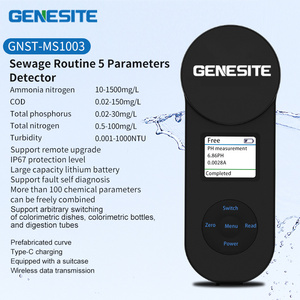 Analyseur portable multiparamètres de la qualité de l'eau, détecteur photométrique, testeur de paramètres personnalisables pour les eaux usées/les piscines/les stations d'épuration - Product Image 4