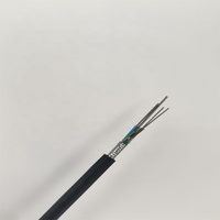 Câble à fibre optique monomode GYTA PE à 48 fibres pour extérieur, aérien et en conduit, avec certifications CE/ROHS/ISO9001 et éléments de renforcement en FRP/acier