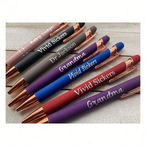 Bolígrafos Personalizados para Empresas, Bolígrafos con Logotipo Personalizado al por Mayor, Bolígrafos de Metal con Punta de Bola Impresa, Recuerdos para Fiestas, Regalos para Empresas - Product Image 3