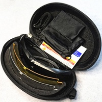 Gafas Protectoras con Lentes de PC de 2.0mm, Gafas Tácticas para Exteriores, Gafas de Tiro CS, Gafas Deportivas Polarizadas con Cambio de Color para Ciclismo