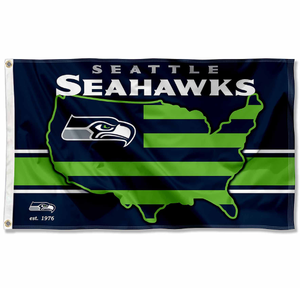 Bandera Personalizada de los Seattle Seahawks y la Bandera del Reino Unido de 3x5 Pies, Bandera Grande para Jardín, Patio, Hogar, Decoración Exterior, Resistente a la Decoloración - Product Image 3