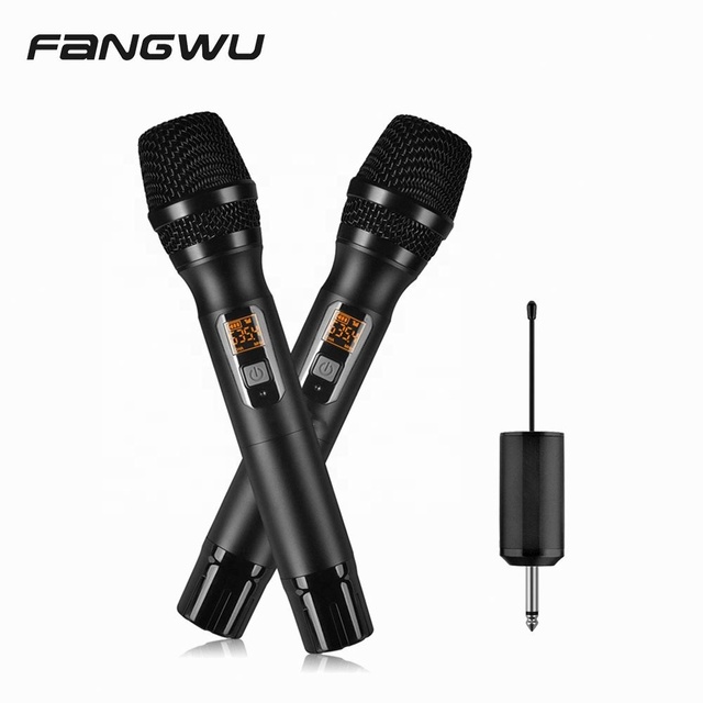 Professional Uhf Dualchannel Wireless Microphone System