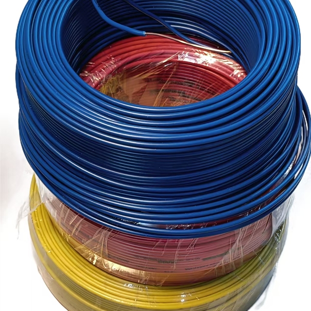 Single Core Copper Electric Wire 450/750V 1.5mm-16mm PVC Sheath Household Electrical Cable for Construction BV BVR Sheath