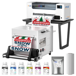 USA Stock 13 Inch DTF Printer I3200 Auto Cleaning Fast Print Ready to Ship Transfer Suitable for Light and Dark Colored Garments - Product Image 1