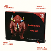 Capsules de Maca OEM Feel Intimate X Lash Out pour hommes |   Complément alimentaire naturel avec fibres alimentaires, soutien immunitaire et énergie