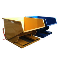 Bac de collecte de déchets métalliques pour chariot élévateur, bac de vidage d'entrepôt, conteneur de déchets, bac de récupération de ferraille