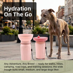 <span class=keywords><strong>Bottiglia</strong></span> d'Acqua Portatile in Silicone per Cani, Pieghevole, per Passeggiate, Escursioni e Attività all'Aperto, 550ml - Product Image 2