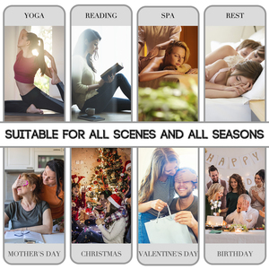 ชุดเทียนหอมลายแมนดาลาสีสันสดใส Oshine, เทียนอโรมาในภาชนะดีบุกสำหรับสร้างบรรยากาศอบอุ่นในบ้านและตกแต่งห้อง - Product Image 6