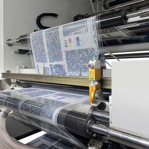Máquina de Impresión Flexográfica Automática <span class=keywords><strong>CI</strong></span> de 6 Colores con Doble Torreta de Desenrollado y Rebobinado para Película Plástica - Product Image 5