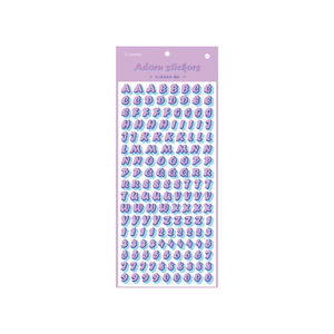 2 pièces couleur anglais lettres numéro autocollant enfants mignon journal main compte bricolage décoratif Alphabet autocollants baiser coupe étanche - Product Image 6