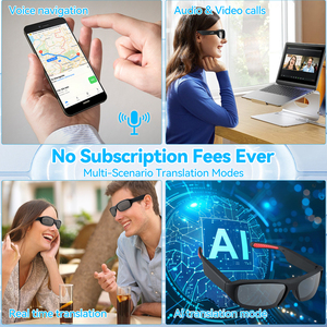 2026 New ai thông minh Kính BT cặp kính mát không dây phân cực chống tia cực tím kính hỗ trợ in-app chatgps dịch - Product Image 5