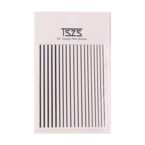TSZS popolare personalizzato fai da te oro argento nero bianco striscia nastro linea <span class=keywords><strong>Nail</strong></span> Glitter decalcomanie 3D <span class=keywords><strong>Nail</strong></span> <span class=keywords><strong>Art</strong></span> <span class=keywords><strong>disegni</strong></span> adesivo - Product Image 5