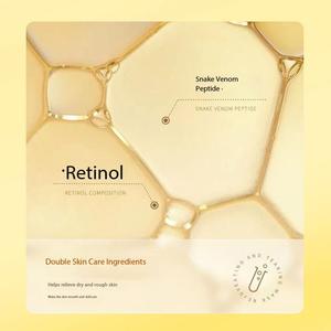 Masque au rétinol et or 6g*10, crème au peptide de venin de serpent, soin du visage OEM, vente en gros, prix usine beauté - Product Image 4
