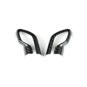 Shasha Cadre de pommeau de levier de vitesse en fibre de carbone, accessoires de décoration pour voiture <span class=keywords><strong>Hyundai</strong></span> ELANTRA <span class=keywords><strong>N</strong></span> CN7 I3ON <span class=keywords><strong>KONA</strong></span> <span class=keywords><strong>N</strong></span> <span class=keywords><strong>LINE</strong></span> 2021-2024 - Product Image 1