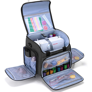 Échantillon gratuit Sac de rangement pour machine à coudre universelle personnalisée tendance 2025 Sac de transport portable pour machine à coudre - Product Image 1