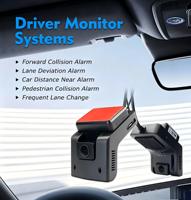 Perekam Mengemudi Cerdas AI Mobil 4G Dashcam ADAS DSM Keamanan Aktif 1080P Lensa Ganda Perekam Kendaraan Sistem Alarm Kelelahan