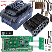 Kit de batterie adapté pour MAKITA 40V BL4040 40V 10 cellules 21700