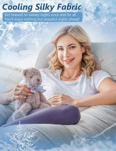 Bantal ibu hamil 60 inci, sarung bantal tidur ibu hamil tinggi, pendingin sutra bernafas - Product Image 2