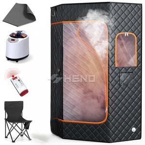 Sauna Portátil de Infrarrojos Lejanos para una Persona, Terapia de Luz Roja de 660nm, Tienda de Relajación con Ventanas Transom, 3L y 1100W - Product Image 4